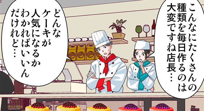 case6：あるケーキ屋さんで･･･イメージ